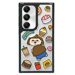 For Samsung Galaxy S24 5G Creative Art Pattern Full Coverage Phone Case(Greedy Kid B)