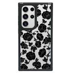 For Samsung Galaxy S23 Ultra 5G Creative Art Pattern Full Coverage Phone Case(Flowers and Butterflies B)