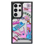For Samsung Galaxy S23 Ultra 5G Creative Art Pattern Full Coverage Phone Case(Enjoy Life C)
