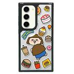For Samsung Galaxy S23+ 5G Creative Art Pattern Full Coverage Phone Case(Greedy Kid B)
