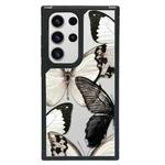 For Samsung Galaxy S22 Ultra 5G Creative Art Pattern Full Coverage Phone Case(Flowers and Butterflies C)