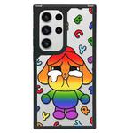 For Samsung Galaxy S22 Ultra 5G Creative Art Pattern Full Coverage Phone Case(Cry Baby B)