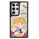 For Samsung Galaxy S24 Ultra 5G Creative Art Pattern Full Coverage Phone Case(Food Couple B)