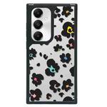 For Samsung Galaxy S24+ 5G Creative Art Pattern Full Coverage Phone Case(Black Pink Leopard A)
