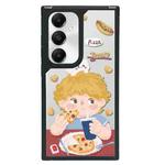 For Samsung Galaxy S24+ 5G Creative Art Pattern Full Coverage Phone Case(Food Couple B)