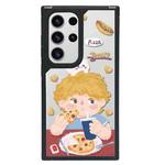 For Samsung Galaxy S23 Ultra 5G Creative Art Pattern Full Coverage Phone Case(Food Couple B)