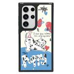 For Samsung Galaxy S23 Ultra 5G Creative Art Pattern Full Coverage Phone Case(Puppy A)