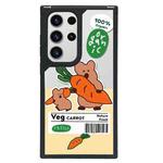 For Samsung Galaxy S23 Ultra 5G Creative Art Pattern Full Coverage Phone Case(Carrot Bear)
