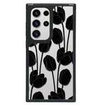 For Samsung Galaxy S23 Ultra 5G Creative Art Pattern Full Coverage Phone Case(Tulip Camellia B)