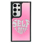 For Samsung Galaxy S23 Ultra 5G Creative Art Pattern Full Coverage Phone Case(Self Love Club B)