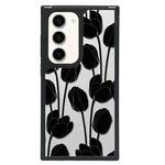 For Samsung Galaxy S23+ 5G Creative Art Pattern Full Coverage Phone Case(Tulip Camellia B)