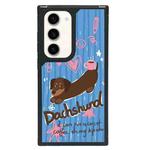 For Samsung Galaxy S23 5G Creative Art Pattern Full Coverage Phone Case(Puppy B)