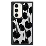 For Samsung Galaxy S22+ 5G Creative Art Pattern Full Coverage Phone Case(Tulip Camellia B)