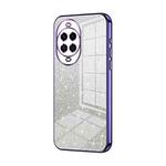 For Huawei nova 14 Gradient Glitter Powder Electroplated Phone Case(Purple)