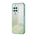 For Huawei nova 14 Gradient Glitter Powder Electroplated Phone Case(Green)