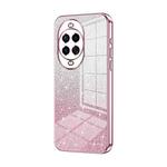 For Huawei nova 14 Pro Gradient Glitter Powder Electroplated Phone Case(Pink)
