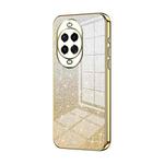 For Huawei nova 14 Pro Gradient Glitter Powder Electroplated Phone Case(Gold)