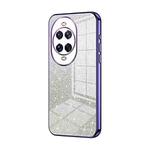 For Huawei nova 14 Ultra Gradient Glitter Powder Electroplated Phone Case(Purple)