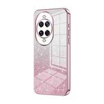 For Huawei nova 14 Ultra Gradient Glitter Powder Electroplated Phone Case(Pink)