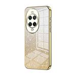 For Huawei nova 14 Ultra Gradient Glitter Powder Electroplated Phone Case(Gold)