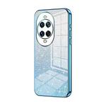For Huawei nova 14 Ultra Gradient Glitter Powder Electroplated Phone Case(Blue)