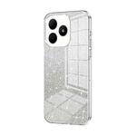 For Huawei Hi Enjoy 80s Gradient Glitter Powder Electroplated Phone Case(Transparent)