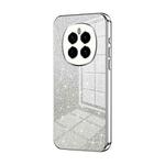 For Honor Magic7 Gradient Glitter Powder Electroplated Phone Case(Silver)