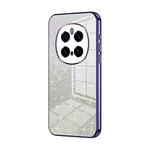 For Honor Magic7 Pro Gradient Glitter Powder Electroplated Phone Case(Purple)