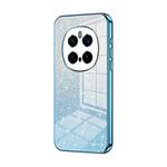 For Honor Magic7 Pro Gradient Glitter Powder Electroplated Phone Case(Blue)