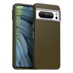 For Google Pixel 8 Pro Carbon Fiber Series IMD Phone Case(Brown)