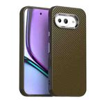 For Google Pixel 9a Carbon Fiber Series IMD Phone Case(Brown)