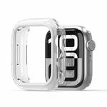 For Apple Watch Series 7 / 8 / 9 41mm DUX DUCIS Camo Series TPU Hybrid PC Watch Protective Case(White)