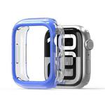 For Apple Watch Series 7 / 8 / 9 45mm DUX DUCIS Camo Series TPU Hybrid PC Watch Protective Case(Blue)