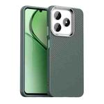 For Realme C63 4G Carbon Fiber Series IMD Phone Case(Grey)