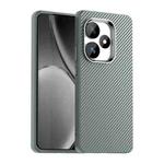 For Realme GT 6T Carbon Fiber Series IMD Phone Case(Grey)