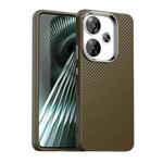 For Redmi Turbo 3 Harry Potter Edition Carbon Fiber Series IMD Phone Case(Brown)