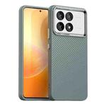 For Redmi K70E Carbon Fiber Series IMD Phone Case(Grey)