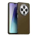 For Redmi 14R Carbon Fiber Series IMD Phone Case(Brown)