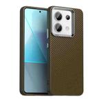 For Redmi Note 13 Pro 5G Carbon Fiber Series IMD Phone Case(Brown)