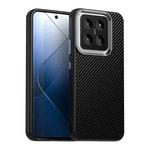 For Xiaomi 14 Carbon Fiber Series IMD Phone Case(Black)
