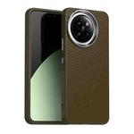 For Xiaomi Civi 4 Pro Carbon Fiber Series IMD Phone Case(Brown)