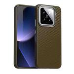 For Xiaomi 15 Pro Carbon Fiber Series IMD Phone Case(Brown)