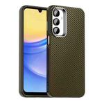 For Samsung Galaxy A16 5G Carbon Fiber Series IMD Phone Case(Brown)