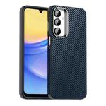 For Samsung Galaxy A15 5G Carbon Fiber Series IMD Phone Case(Blue)