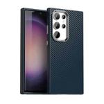 For Samsung Galaxy S23 Ultra 5G Carbon Fiber Series IMD Phone Case(Blue)