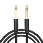 6.35mm 1/4 TRS Male to Male Electric Guitar Audio Cable, Length:3m