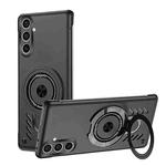 For Samsung Galaxy S23+ 5G Ice Sense Series Graphene Cooling MagSafe Holder Phone Case(Black)