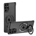 For Samsung Galaxy S25 Ultra 5G Ice Sense Series Graphene Cooling MagSafe Holder Phone Case(Black)