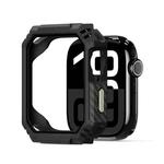 For Apple Watch Series 10 46mm DUX DUCIS Damo Series TPU+PC Hollow Watch Protective Case(Black)