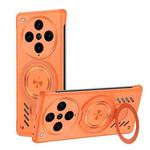 For OPPO Find X8 Pro Ice Sense Series Graphene Cooling MagSafe Holder Phone Case(Orange)